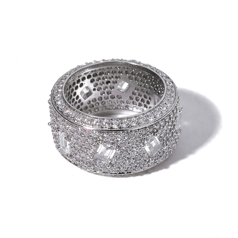 Iced Out Championship Ring Stainless Steel
