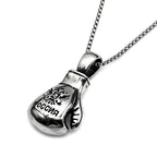 Russian National Emblem Boxing Gloves Chain For Men Stainless Steel Silver Color Power Street Party Hiphop Male