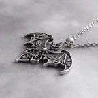 Vampire Bat Charm Choker Necklace — Stainless Steel