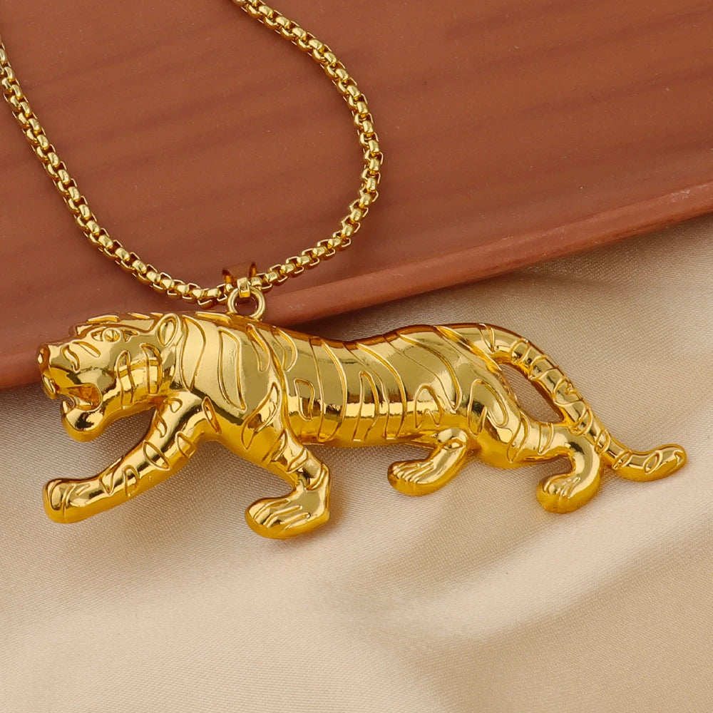 Gold-Tone Stainless Steel Pendant Necklace