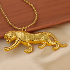 Gold-Tone Stainless Steel Pendant Necklace