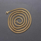 Box Chain Necklace Stainless Steel 3MM