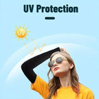 1 Pair Cooling Arm Covers for Men and Women Summer Sun Protection Sunshade Ice Silk Sleeves for Cycling Outdoor Sports