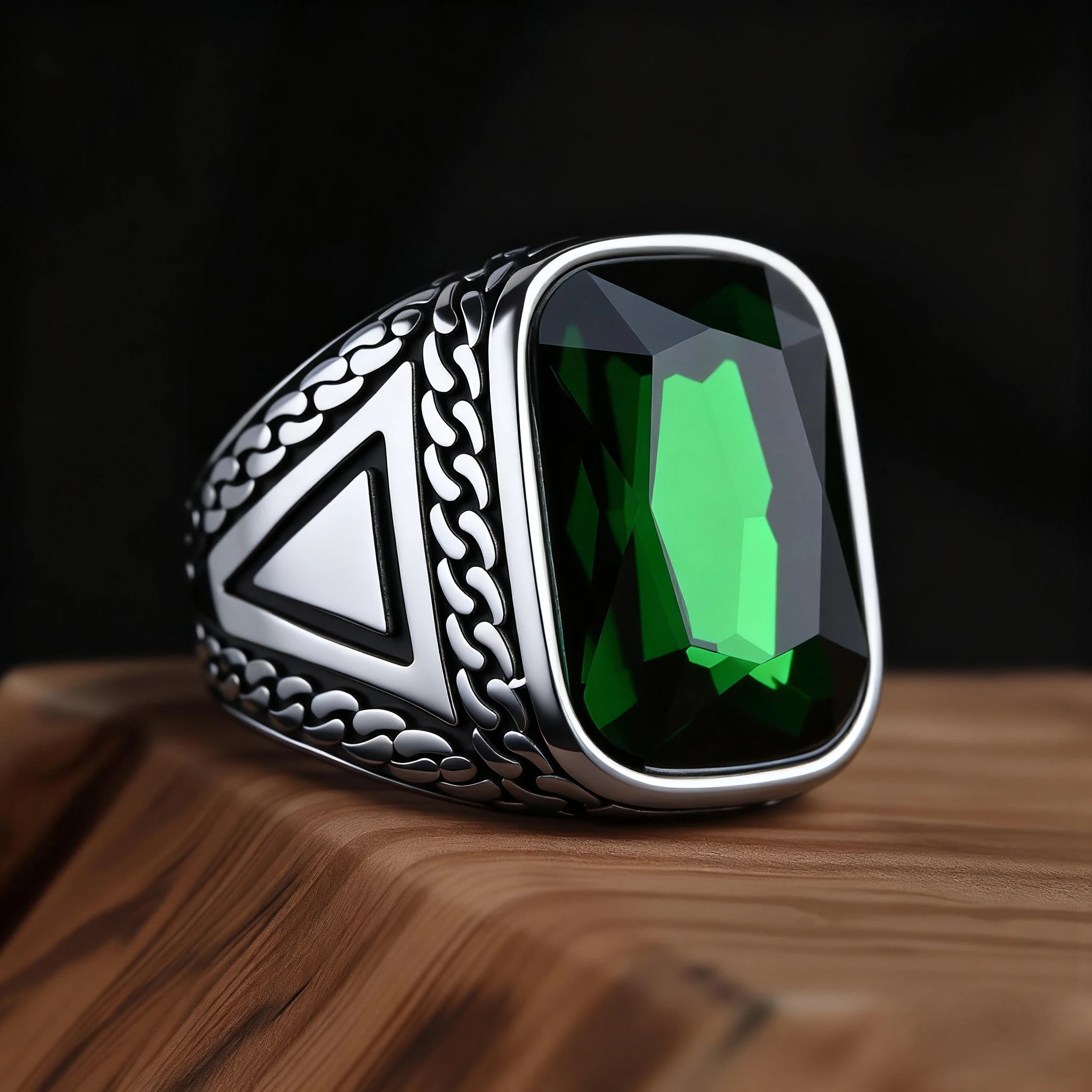 Onyx Variety Ring — Stainless Steel