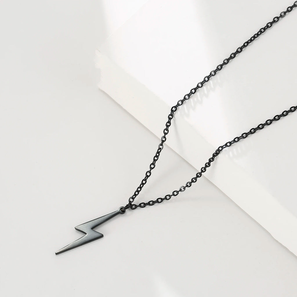 My Shape Lightning Necklaces For Women Tooth Mountain Heart Stainless Steel Necklace Choker Fashion Jewelry Gifts For friend