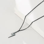 My Shape Lightning Necklaces For Women Tooth Mountain Heart Stainless Steel Necklace Choker Fashion Jewelry Gifts For friend