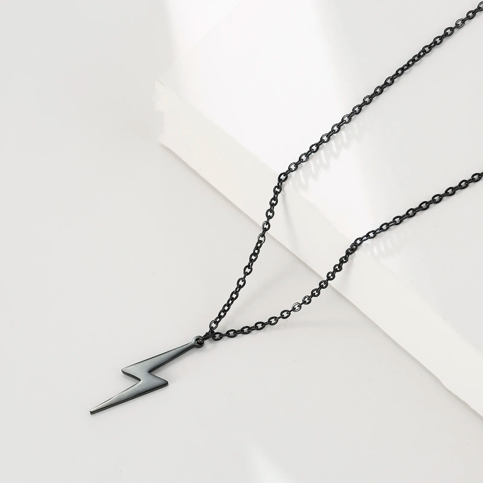 My Shape Lightning Necklaces For Women Tooth Mountain Heart Stainless Steel Necklace Choker Fashion Jewelry Gifts For friend