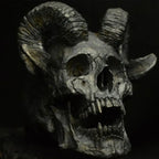 Gothic Steampunk Devil Skull Ring — Stainless Steel