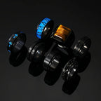Viking Rune Cross Ring Set for Men — 7-Piece Stainless Steel
