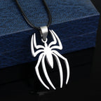  Stainless Steel Simple Personalized Spider Keychain Pendant Men and Women Fashion Party Pendant Necklace Charm Gifts