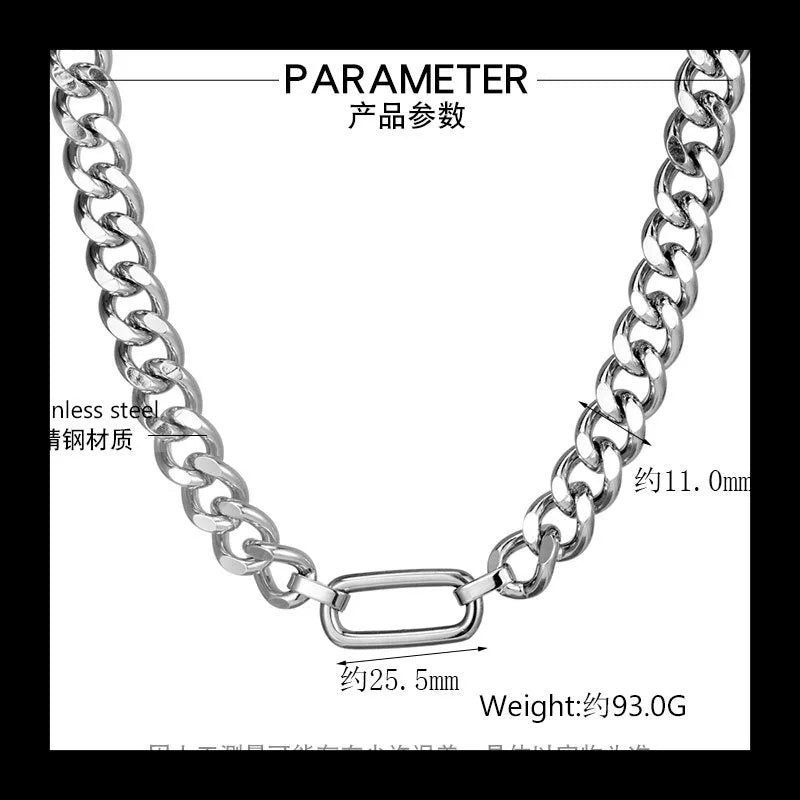 Cuban Chain Necklace — Stainless Steel