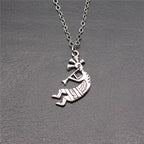 Vintage Chief Pharaoh Necklace On The Neck 43Cm Chain Girl Jewellery Beach Art Supplies