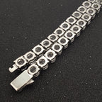 Iced Out Tennis Chain Necklace Stainless Steel