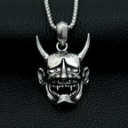Prajna Demon Skull Pendant — Stainless