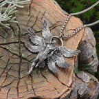 Seraph Warrior Pendant Necklace — Zinc Alloy