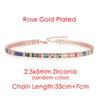 Iced Out Tennis Choker — Stainless Steel