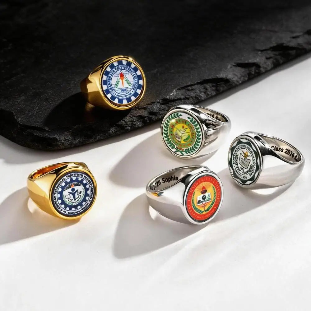 Statement Signet Ring — Stainless Steel