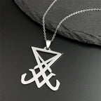 Sigil Lucifer Statement Necklace — Stainless Steel