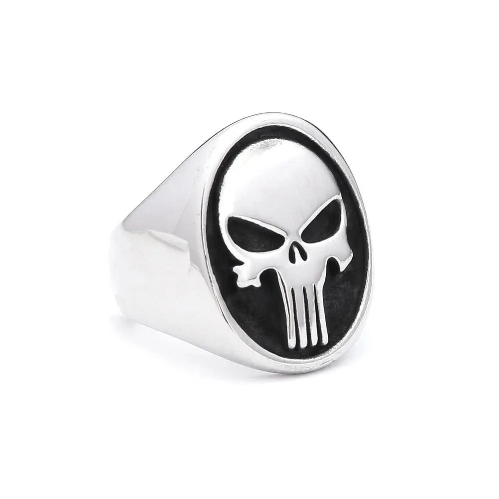 Gothic Skull Ring — Stainless Steel