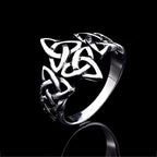 Norse Celtic Knot Ring — Silver