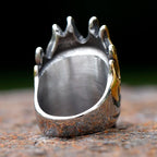 2023 new Vintage 316L stainless steel Gothic Steel Skull Rings Man Punk Rock Men Ring  Party Jewelry Accessories free shipping