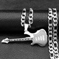 Guitar Steel Pendant Electric Heavy Metal Musical