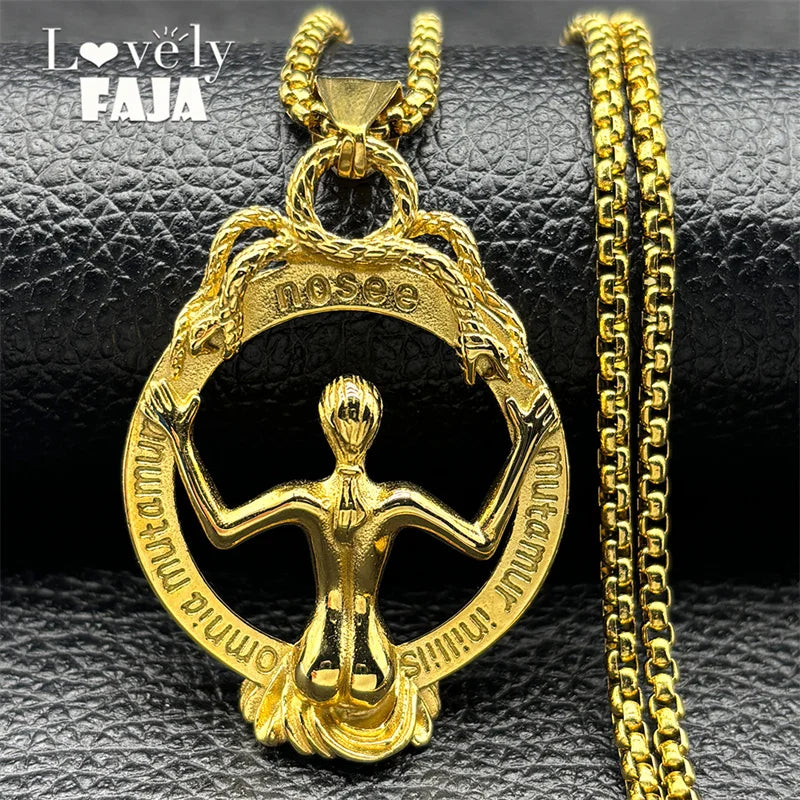 Skull Gold Pendant Lovely Faja Vintage Vampire