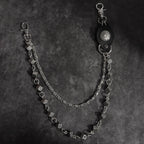 Dice Rivet Heavy Duty Pants Chain — Black-Tone Jeans Chain