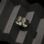 Celtic Dara Knot Spiral Open Ring — Silver-Tone