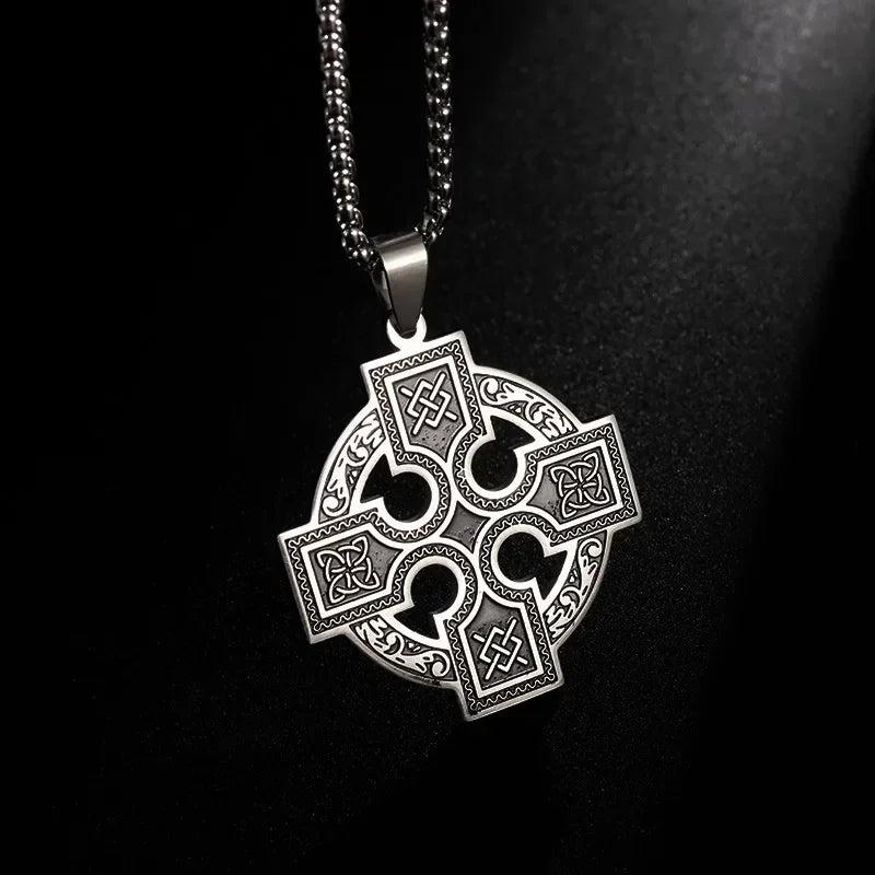 Celtic Cross Pendant Necklace