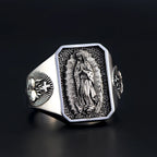 Virgin Mary Heart Ring — 925 Silver