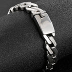 Classic 13MM Men's Cuban Link Chain Bracelet for Man Mirror Polished Solid Stainless Steel Bracelets Jewelry Accessory