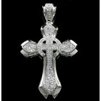 Silver Pendant Fully Set with Moissanite Certificate Included Festive Birthday Christmas Gift
