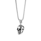 Retro Skull Pendant Necklace — Gothic