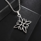 Witchcraft Pentagram Pendant Necklace — Stainless Steel