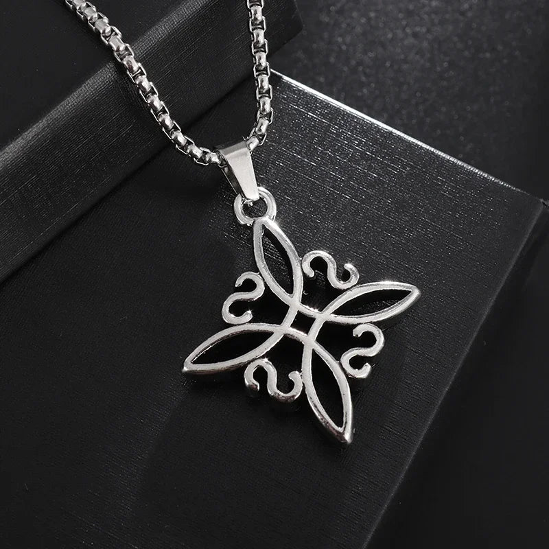 Witchcraft Pentagram Pendant Necklace — Stainless Steel