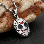 Jason Mask Pendant — Stainless Steel
