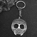 Tree Of Life Silver Ring Viking Knot Keychains