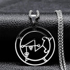 Astaroth Sigil Pendant Necklace — Stainless Steel