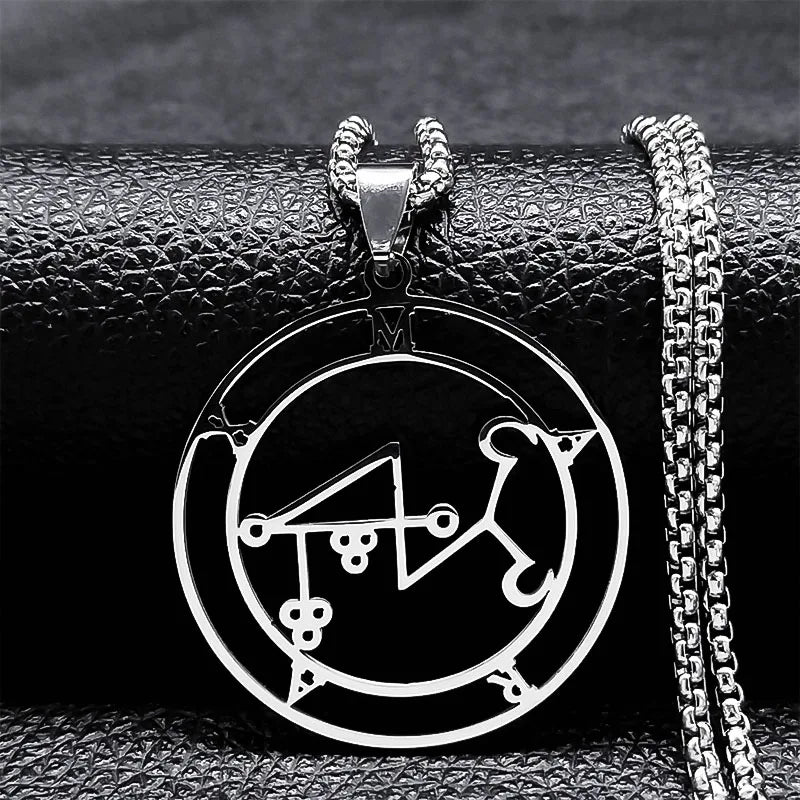 Astaroth Sigil Pendant Necklace — Stainless Steel