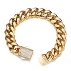 Cuban Chain Bracelet 6-14mm — Stainless
