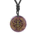 Iced Out Archangel Gabriel Pendant Necklace 30mm