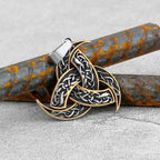 Celtic Trinity Knot Pendant Necklace — Stainless Steel