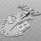 Iced Out Letter Pendant Necklace Name