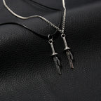 Anime Jujutsu Kaisen Fushiguro Toji Sword Necklace Spear of Tianri Knife Pendant Cosplay Necklaces For Unisex Choker