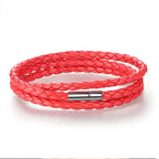 Simple Multilayer Leather Bracelet — 11 Colors, Men & Women