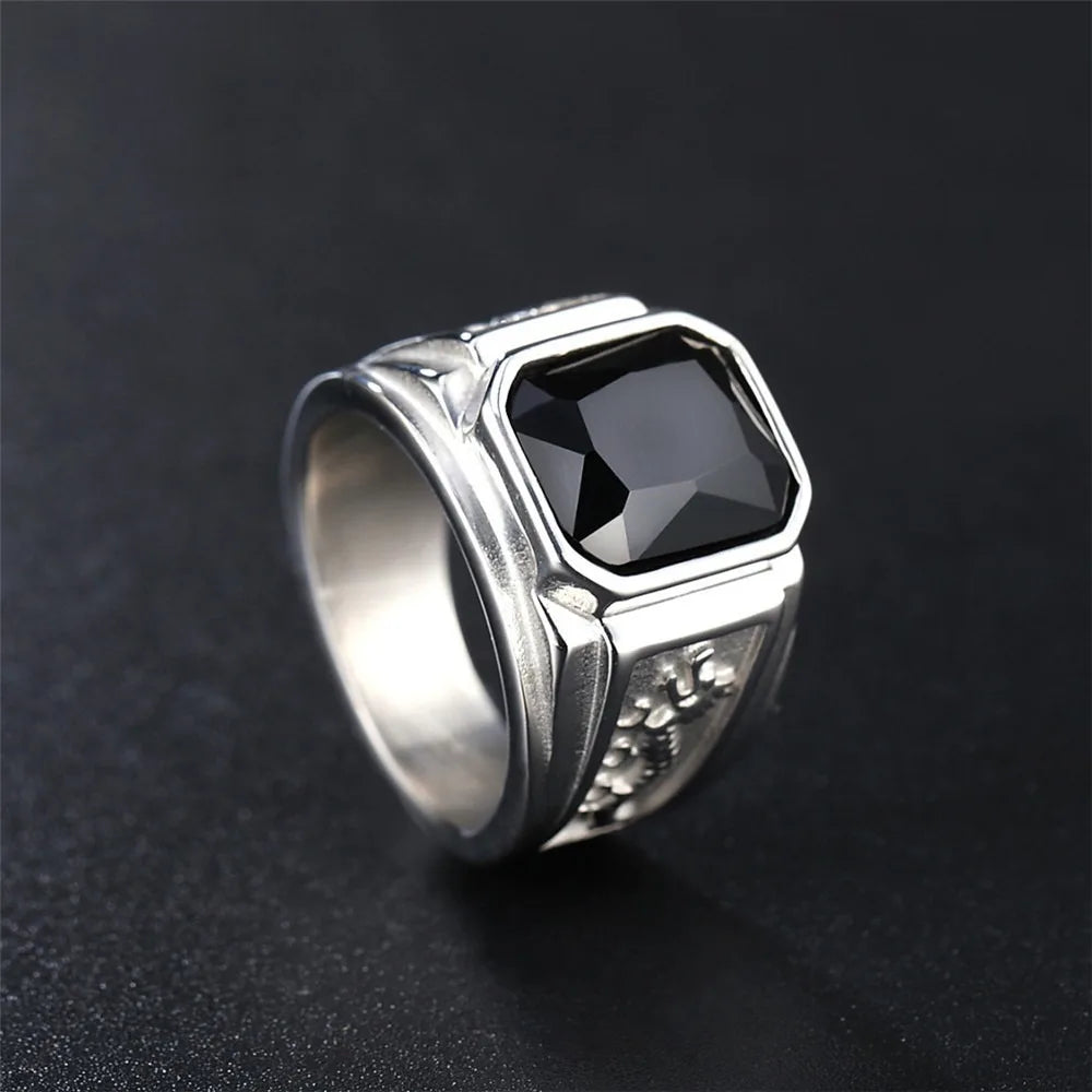 2024 Popular European and American Domineering Skull Men's Rings Personalized Punk Trend Hip-hop Rock Men's Rings