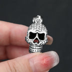 Gothic Skeleton Stainless Steel Pendant Necklace