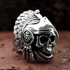 Multi Style Gothic Skull Rings Stainless Steel Fashion Personality Hip-hop Men Ring Biker Party Charm Jewelry Gift