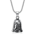 Prayer Bell Charm Pendant Necklace